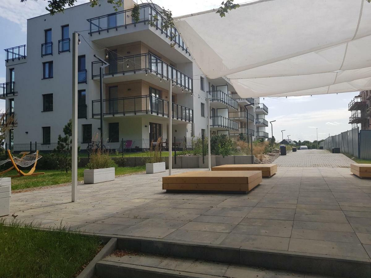 Apartament "Zloty Relaks" Tuz Przy Plazy Z Balkonem Z Widokiem Na Hel I Hamakami Puck Exterior photo
